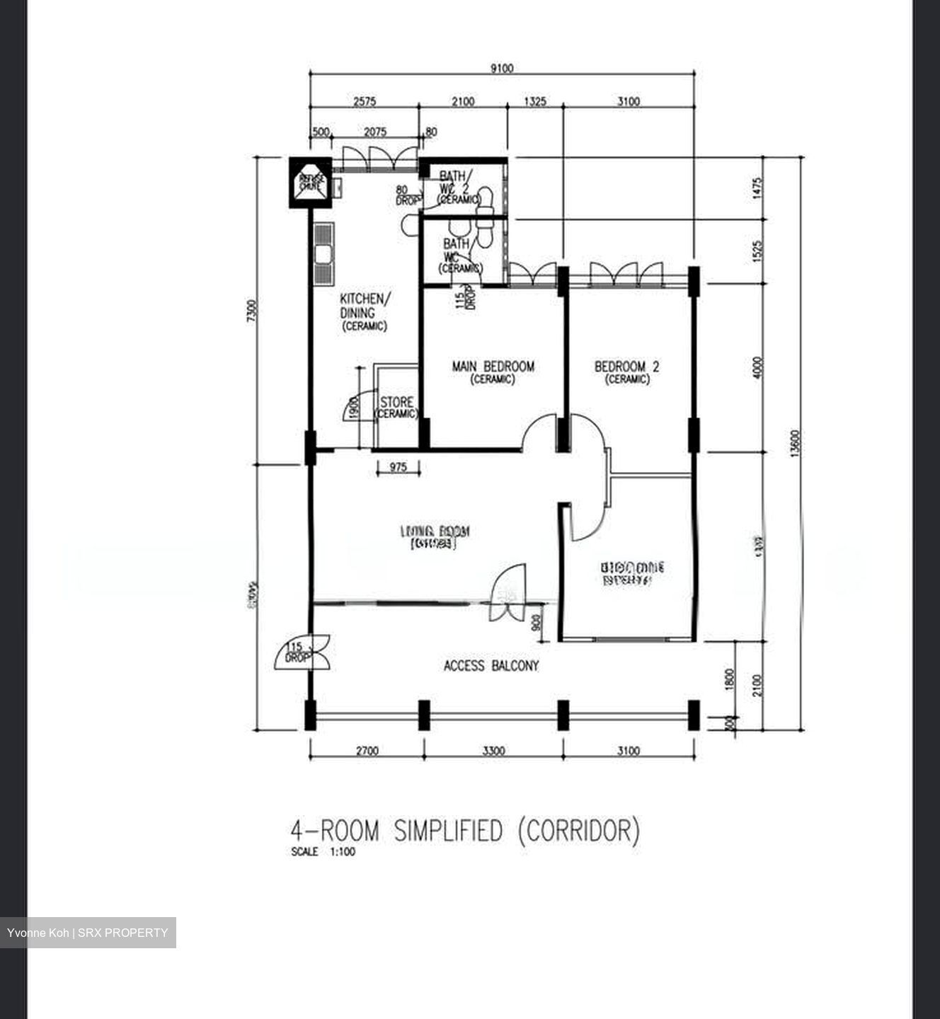 Blk 721 Khatib Spring (Yishun), HDB 4 Rooms #569846711